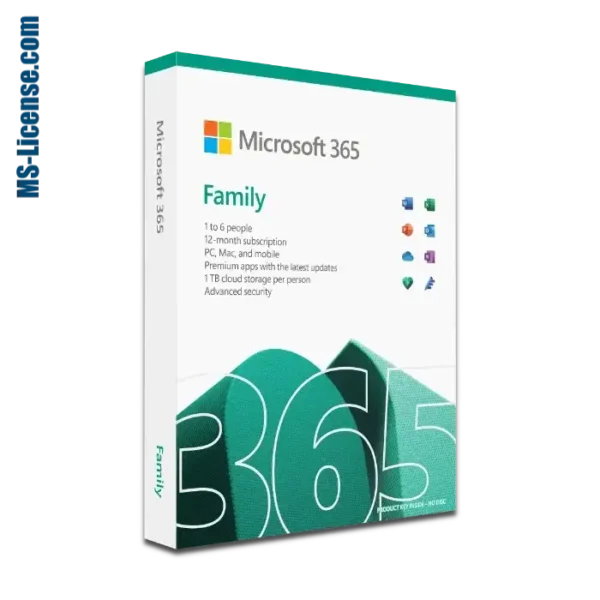 license office 365 family